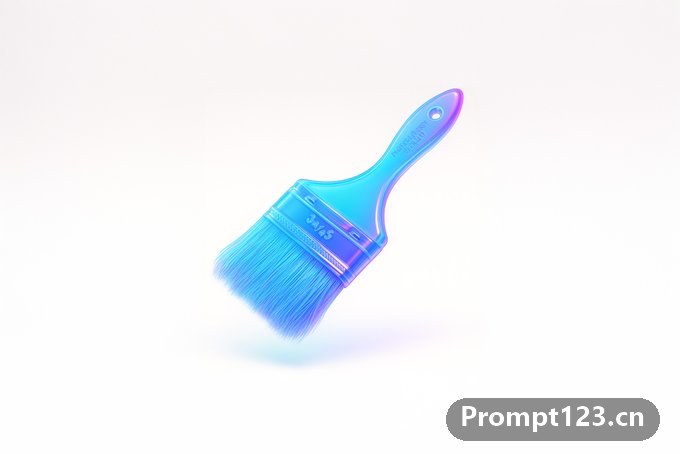 漂浮玻璃霓虹3D